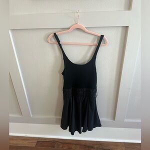 black athletic romper NWT